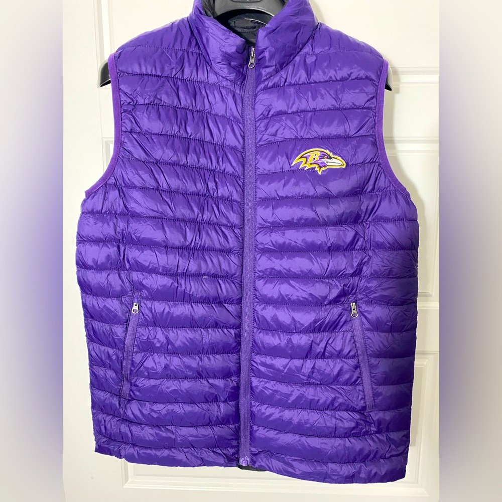 Baltimore Ravens 🐦‍⬛ light weight puffer zip up